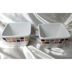 SIMPLE ADDITIONS PAMPERED CHEF SMALL SQUARE DIP BOWL-LOT OF 2
